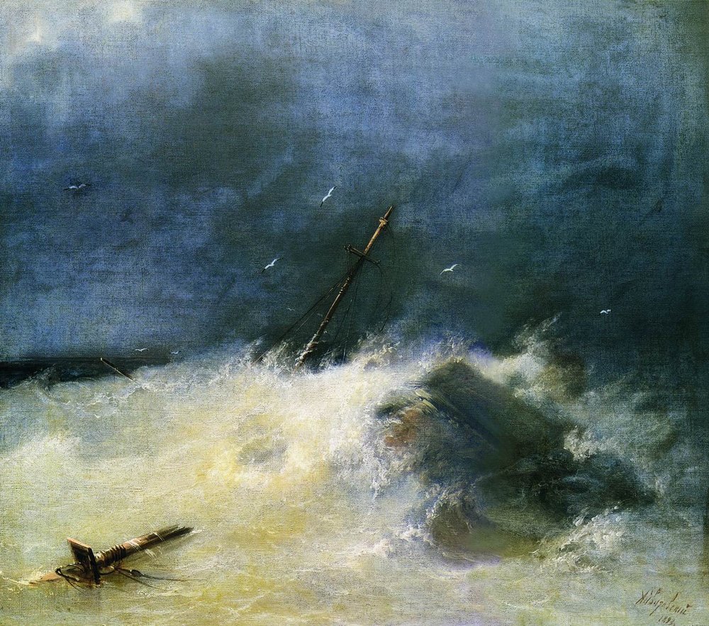 буря на море 1893 (2)