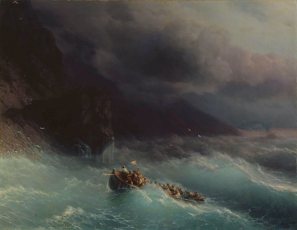 буря на черном море 1873