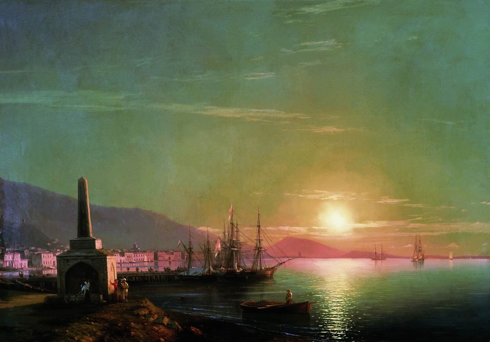 восход солнца в феодосии 1855