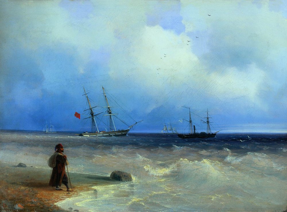 морской берег 1840