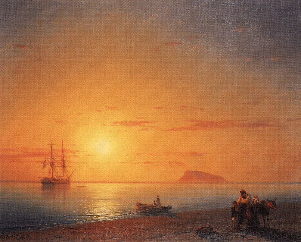 морской берег. прощание 1868