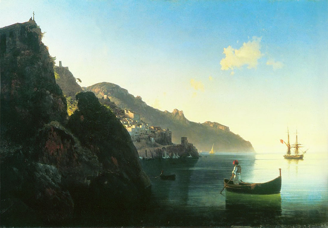 побережье в Альмафи 1841