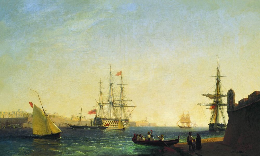 порт ла валетта 1844