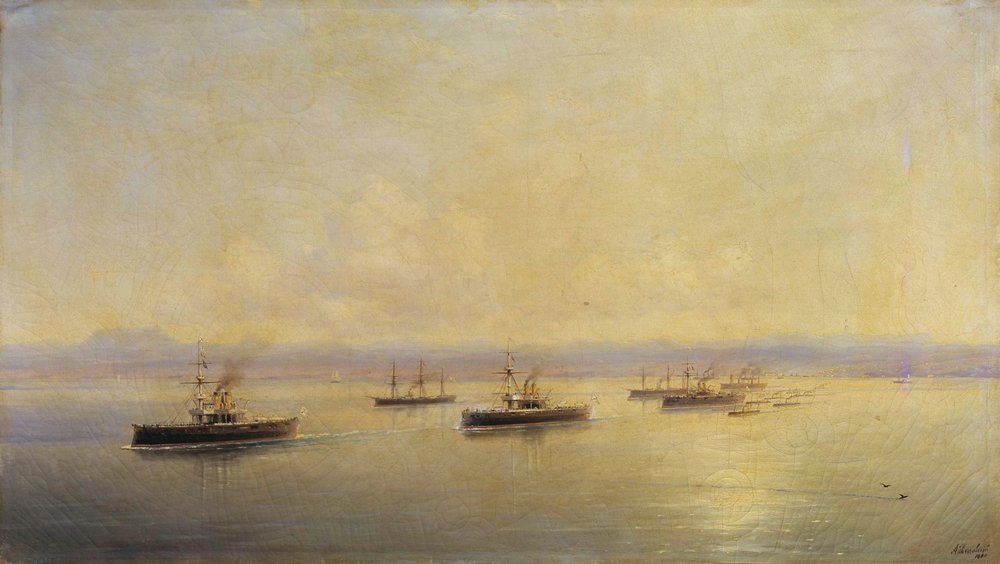 флот в виду севастополя 1890