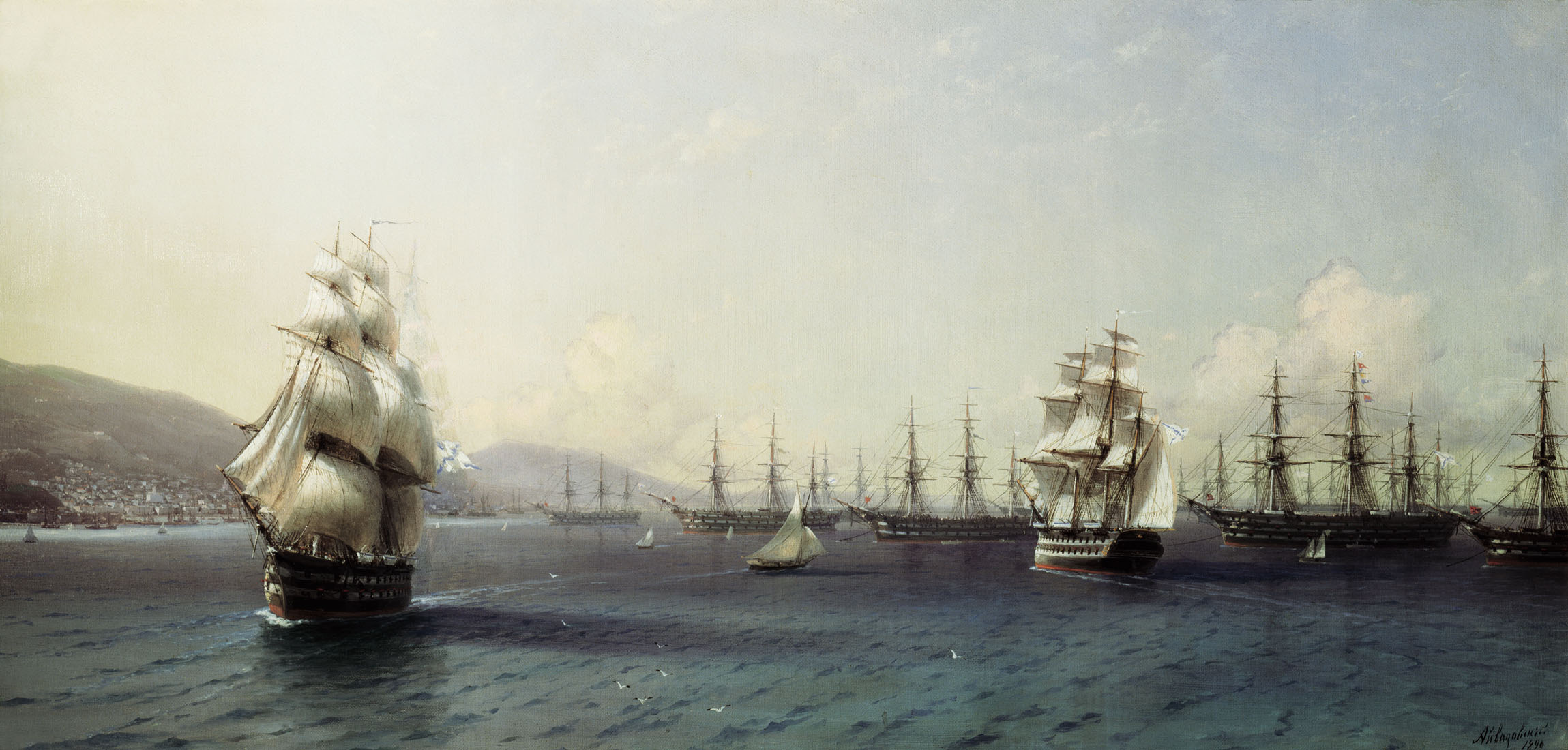 черноморский флот в феодосии 1890