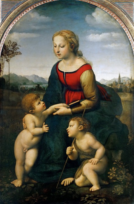 Мадонна с Младенцем и маленьким Иоанном Крестителем в пейзаже 1507