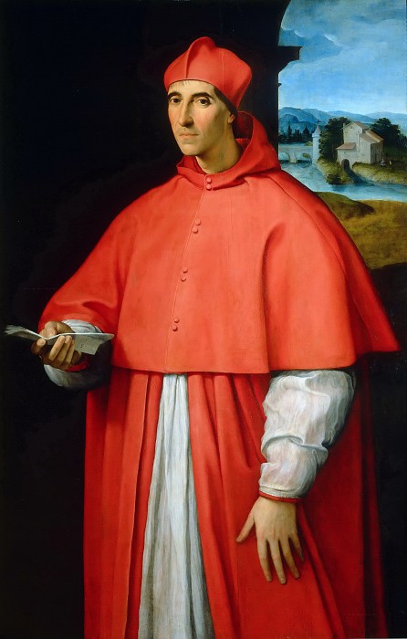 Портрет кардинала Алессандро Фарнезе 1509-11
