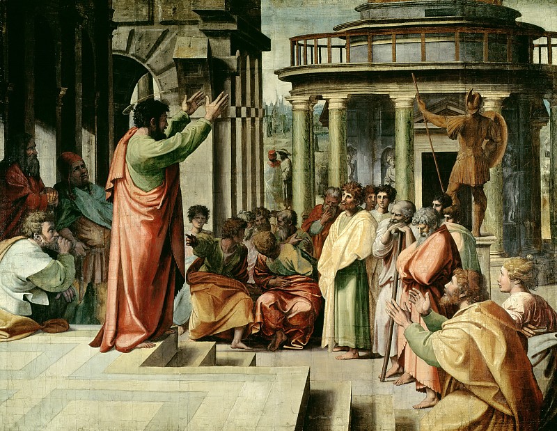 Проповедь святого Павла в Афинах 1515-16