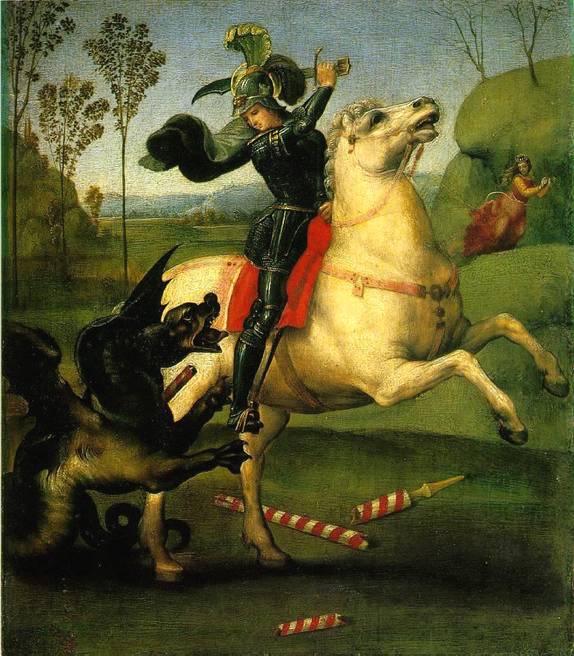 Святой Георгий побеждающий дракона. 1505