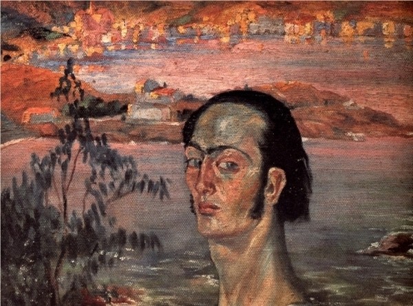Автопортрет с рафаэлевой шеей (1920-1921)