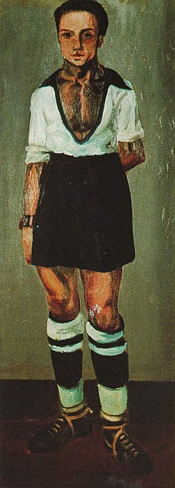 Портрет Хауме Миравидлеса в образе футболиста, 1921-22