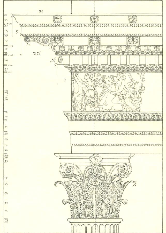 Коринфский ордер рисунок