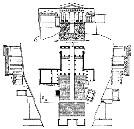 План пропилеи на афинском акрополе