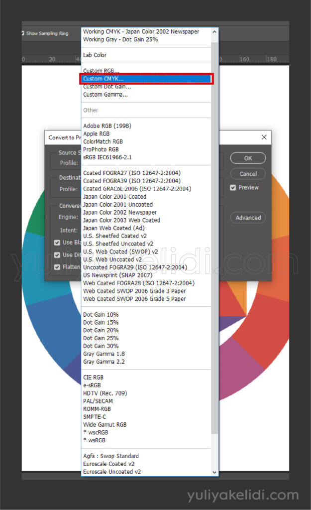 Как перевести изображение из rgb в cmyk